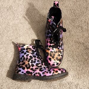 Colorful Combat Boots